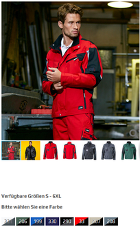 James & Nicholson Workwear Jacket - STRONG -   Style JN 821